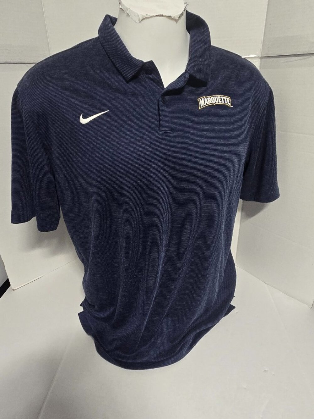 🏀 Nike Marquette Golden Eagles Dri-FIT Polo – Men’s Large – NCAA